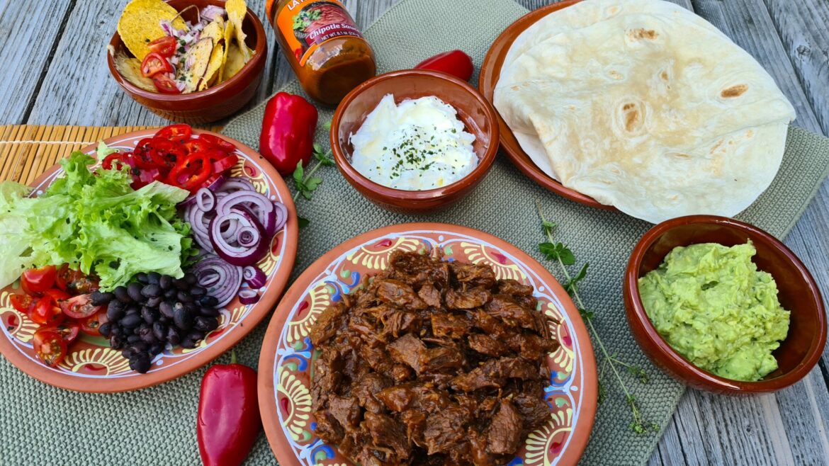 soft taco's met pulled beef en meer